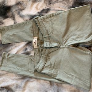 Hollister Light Green Jeggings